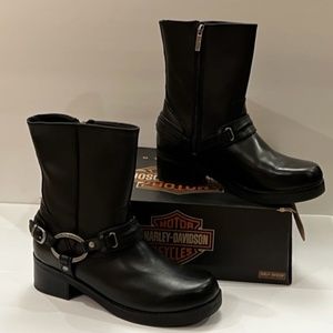 Harley-Davidson® Women's black leather boots